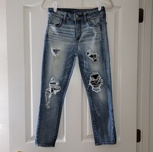 American Eagle Hi-Rise Jegging Crop Jeans